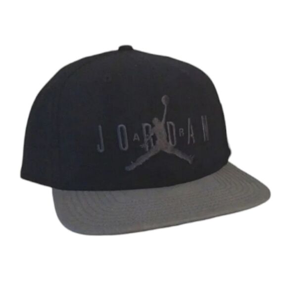 Michael Jordan Jumpman Black Grey Limited Edition Pro Sport DNA Snapback Hat - Picture 5 of 11